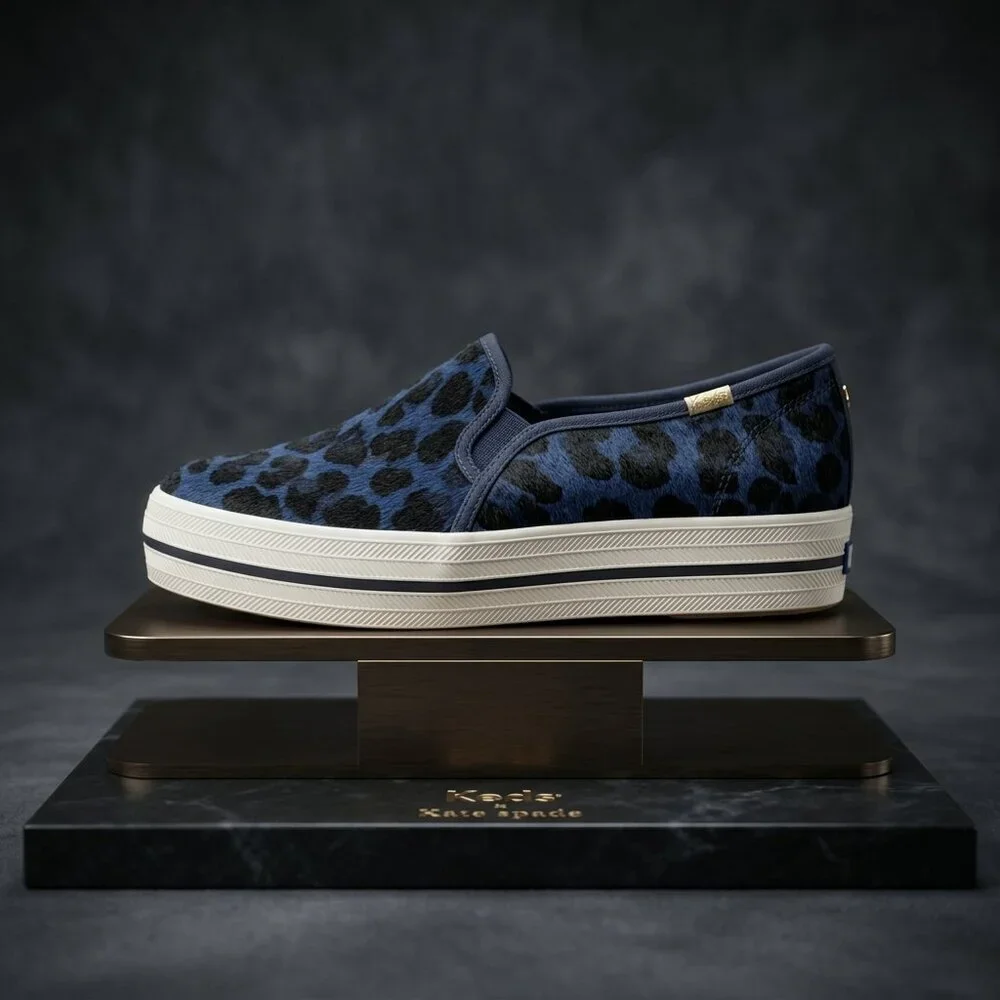 Keds x Kate Spade New York Champion Leopard Print – Size 7.5